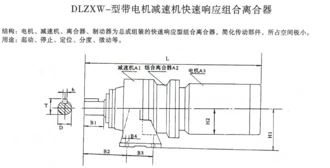 DLZXW-型带电机减速机快速响应型